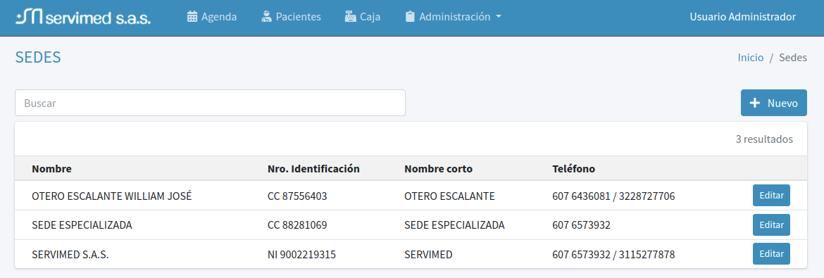 Sedes