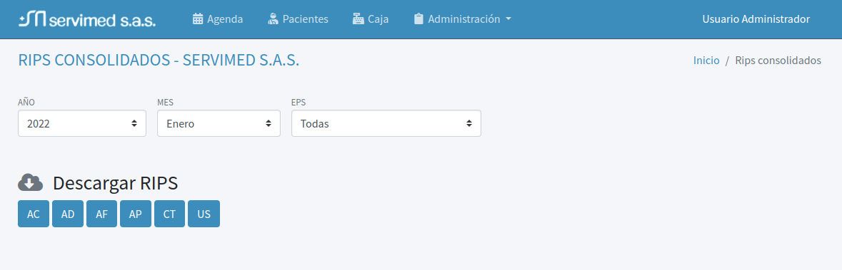 RIPS Consolidados