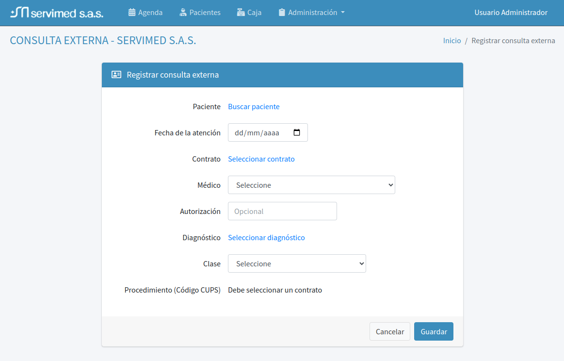 Consulta externa