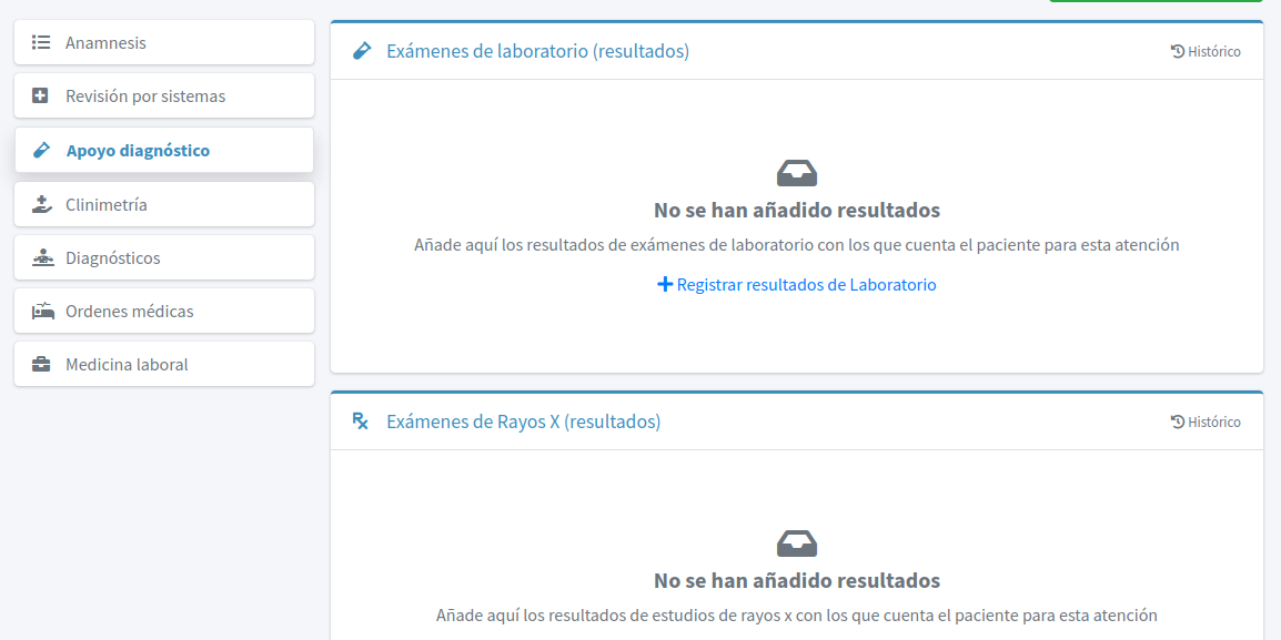 Apoyo diagnóstico